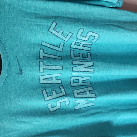 Nike The Nike Tee Dri-Fit Seattle Mariners Genuine Merchandise Crewneck Shirt - Picture 2 of 4